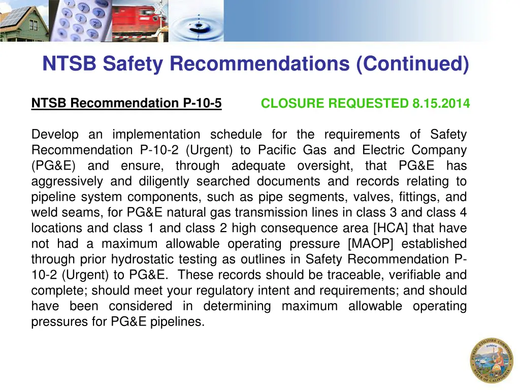 ntsb safety recommendations continued