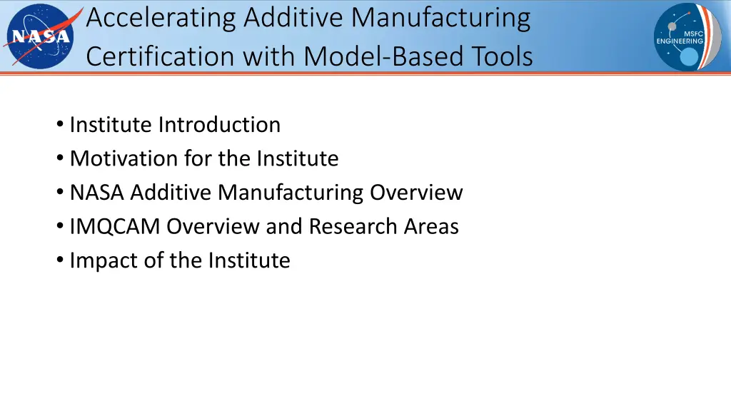 accelerating additive manufacturing certification 1