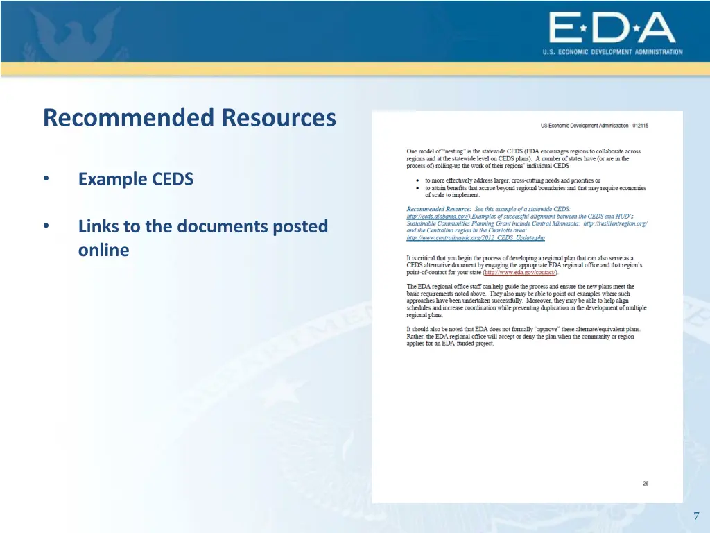 recommended resources