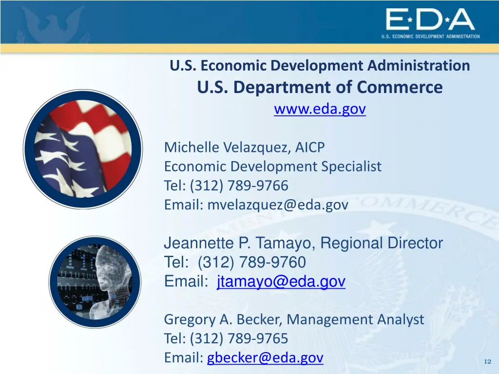 u s economic development administration