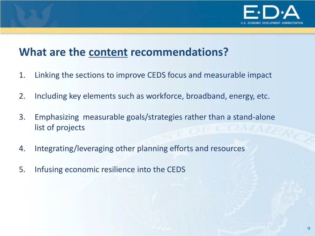 what are the content recommendations