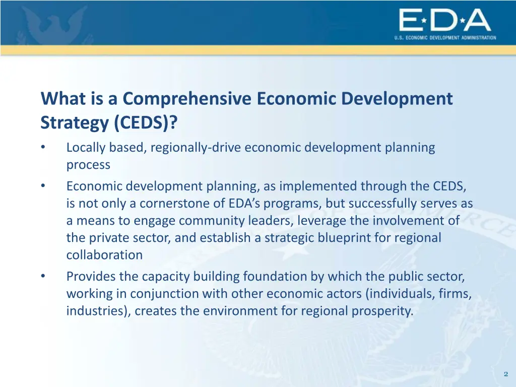 what is a comprehensive economic development