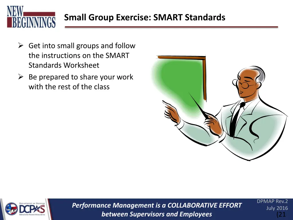 small group exercise smart standards