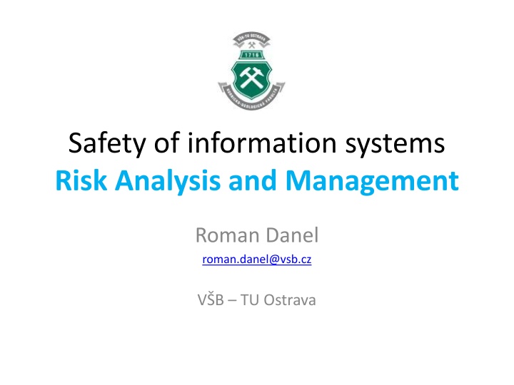 safety of information systems risk analysis