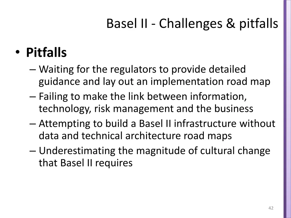 basel ii challenges pitfalls 1