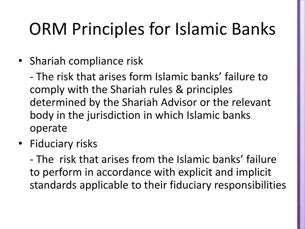 orm principles for islamic banks 2