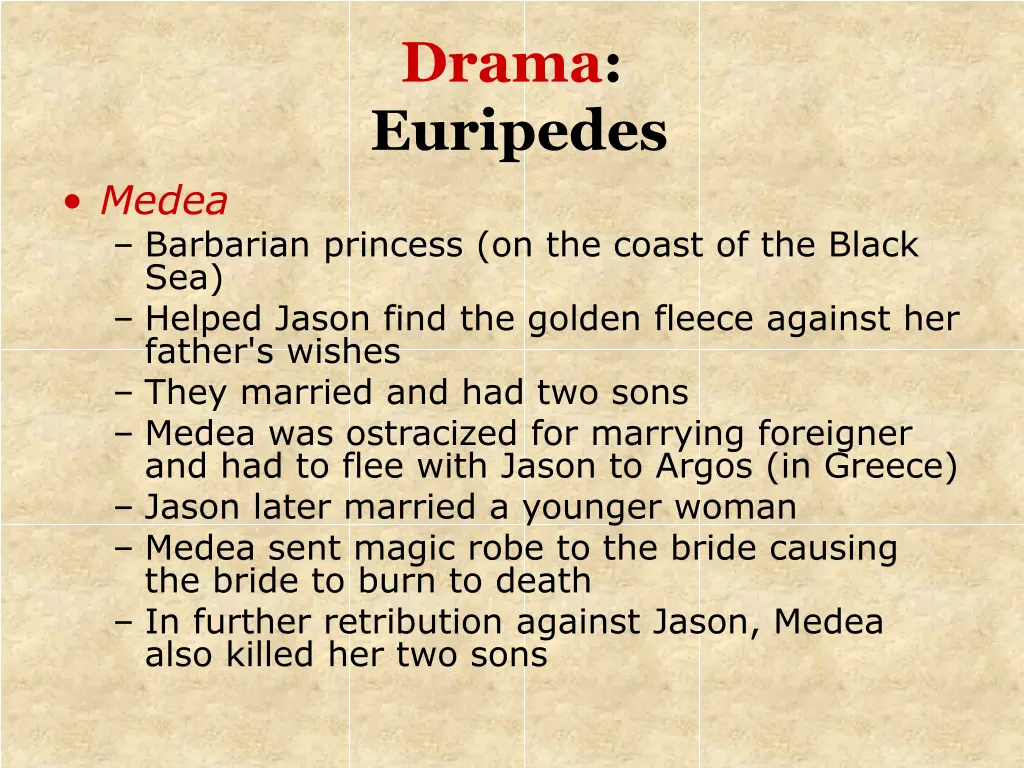 drama euripedes