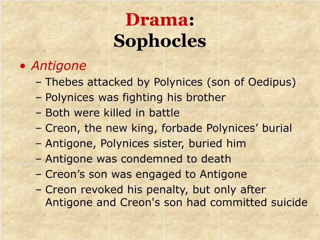 drama sophocles 1