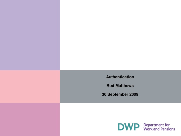 authentication