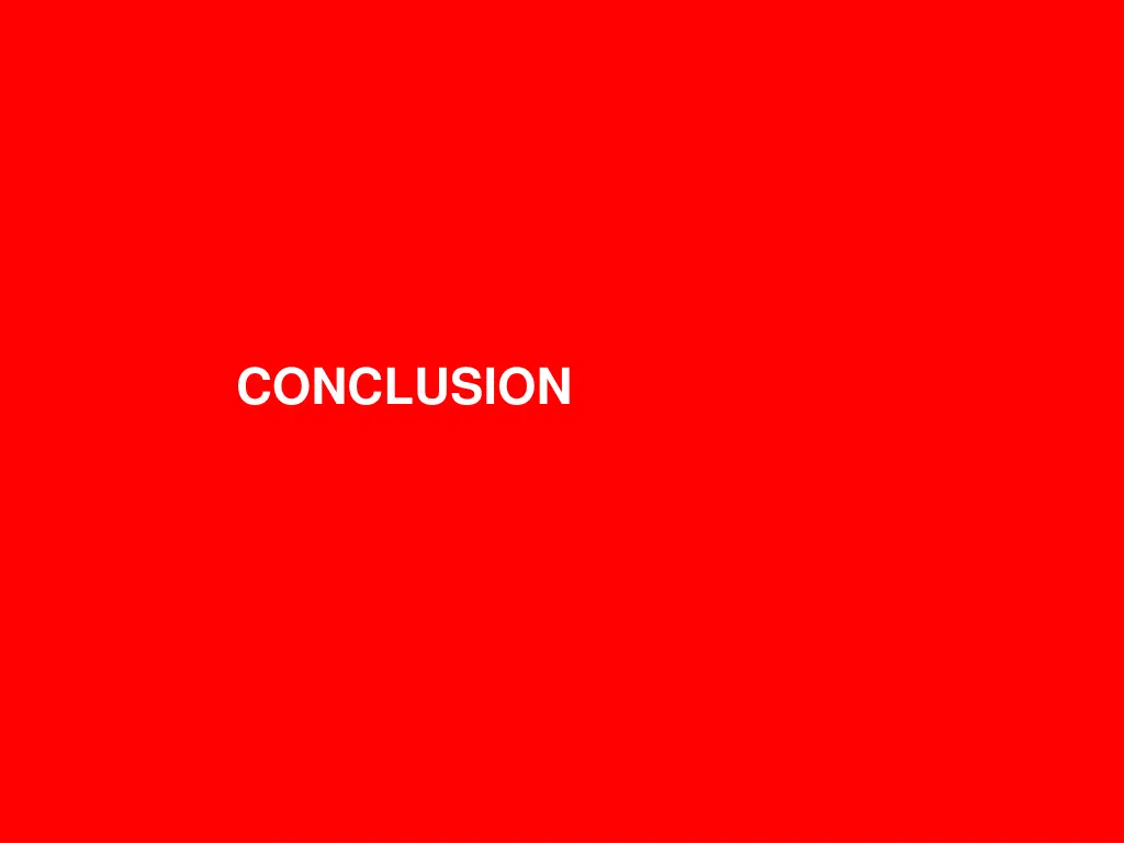 conclusion