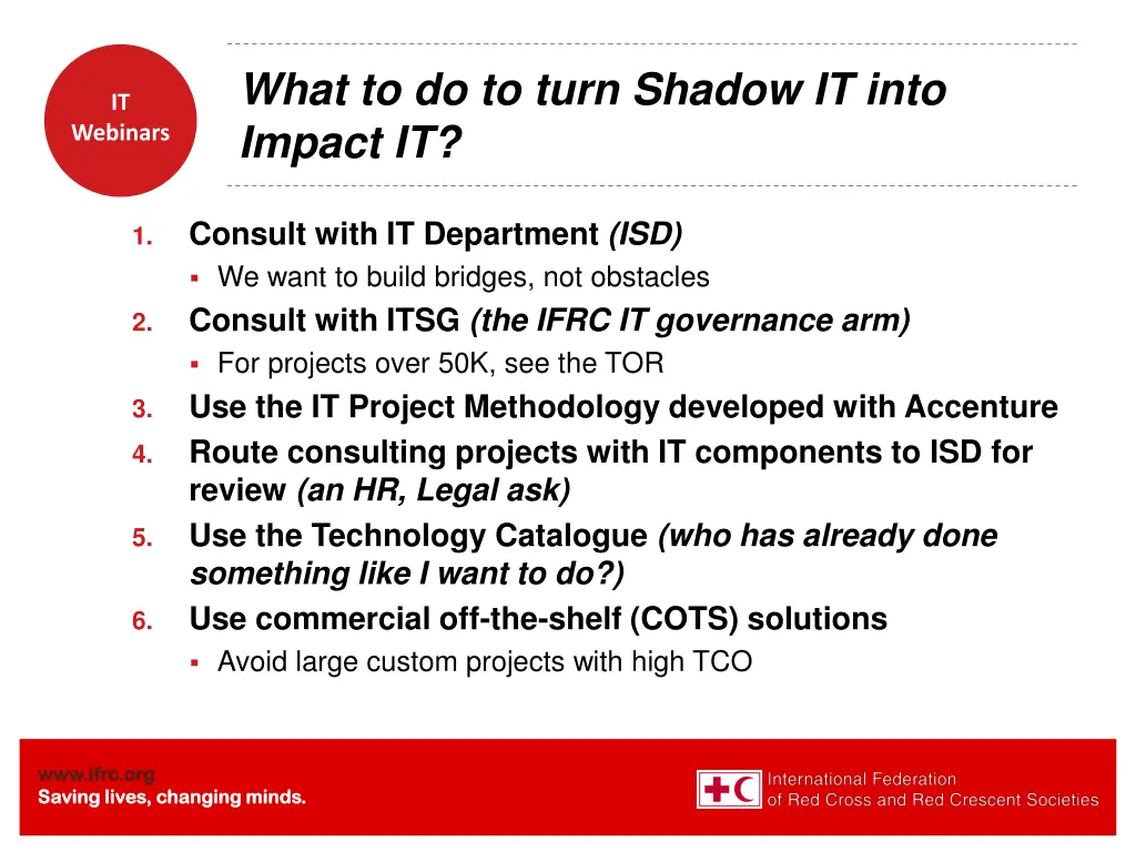 what to do to turn shadow it into impact it