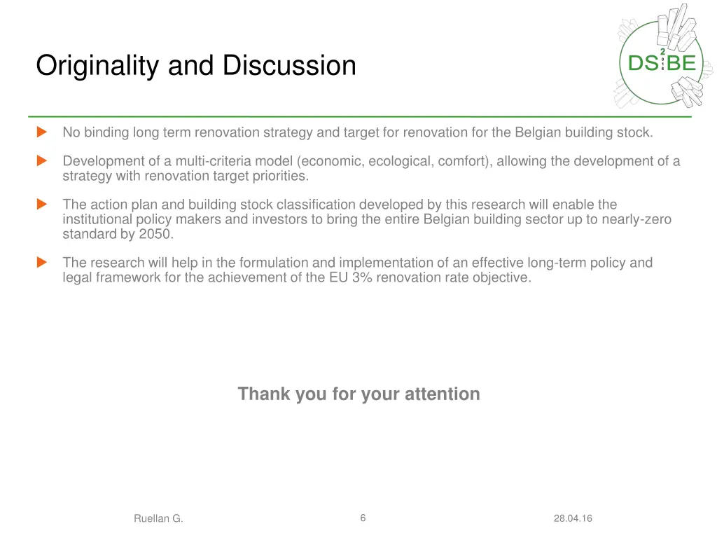 originality and discussion