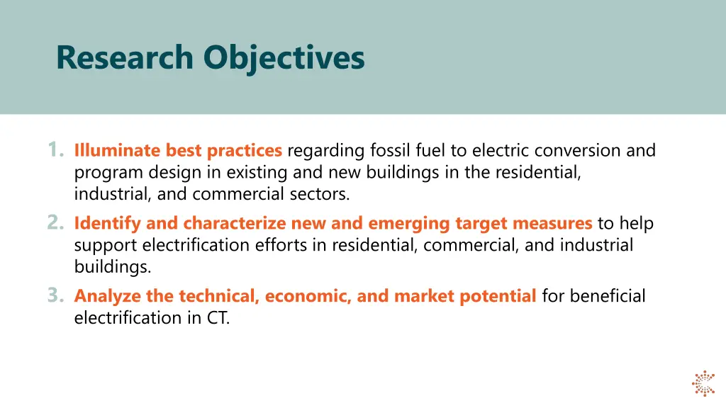 research objectives