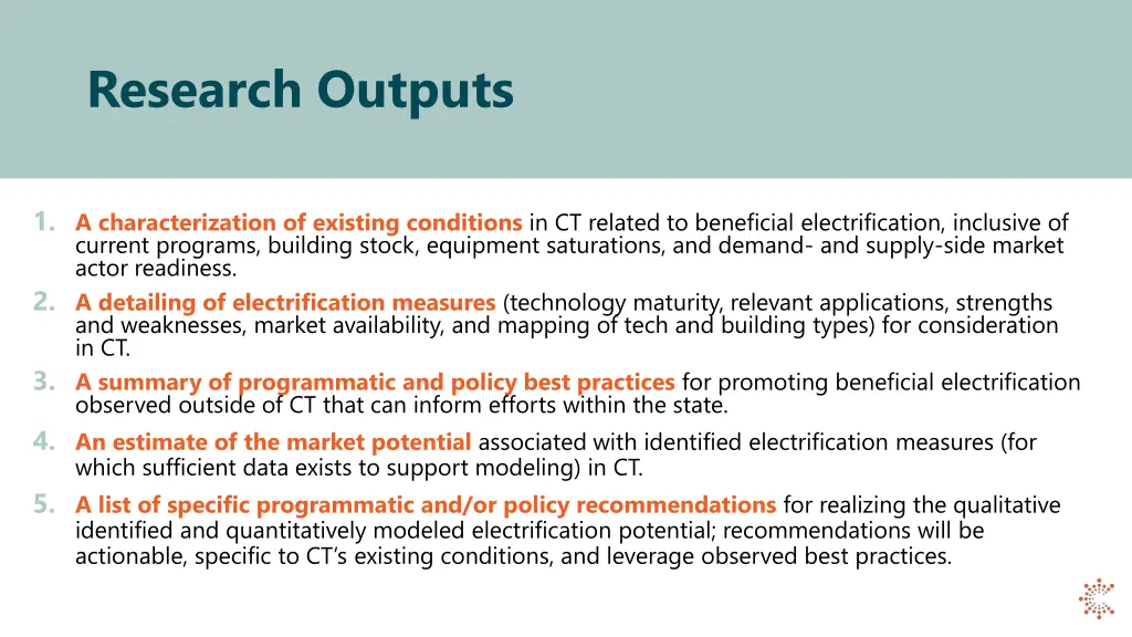 research outputs