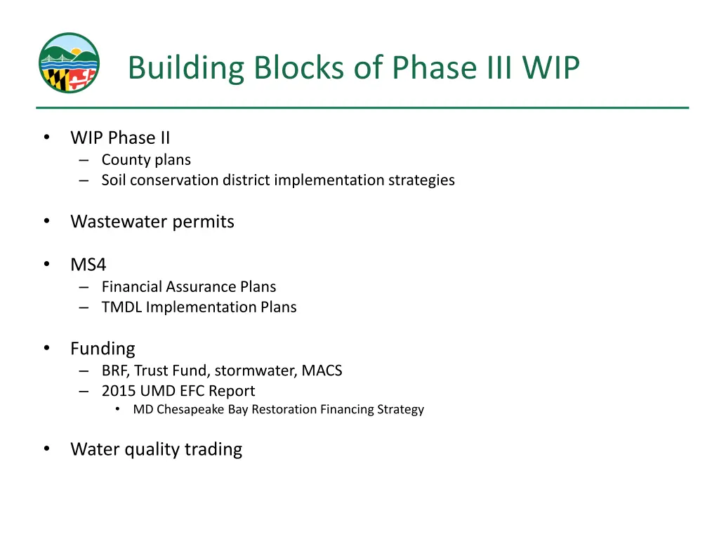 building blocks of phase iii wip