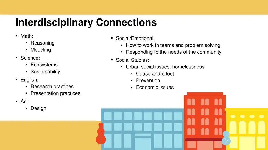 interdisciplinary connections
