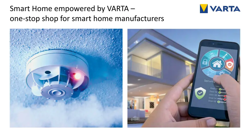 smart home empowered by varta one stop shop