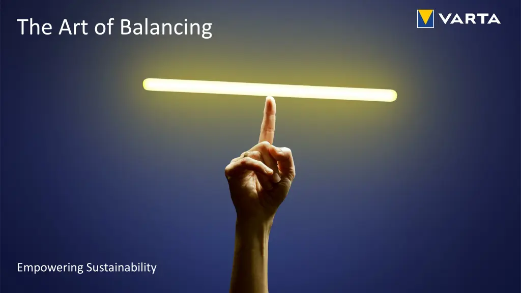 the art of balancing