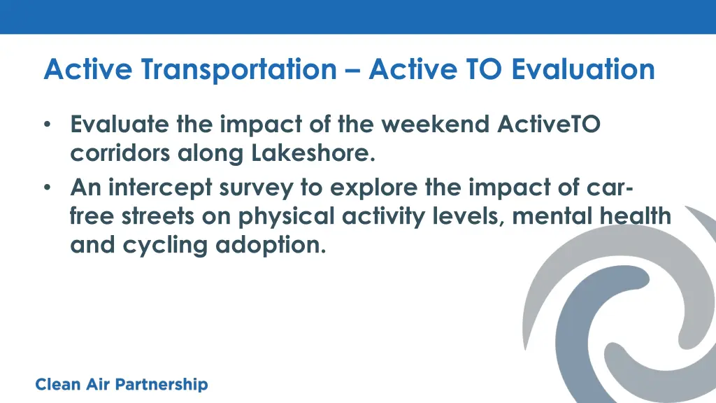 active transportation active to evaluation