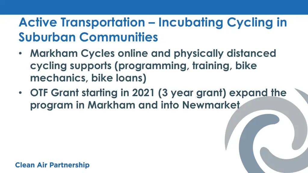 active transportation incubating cycling
