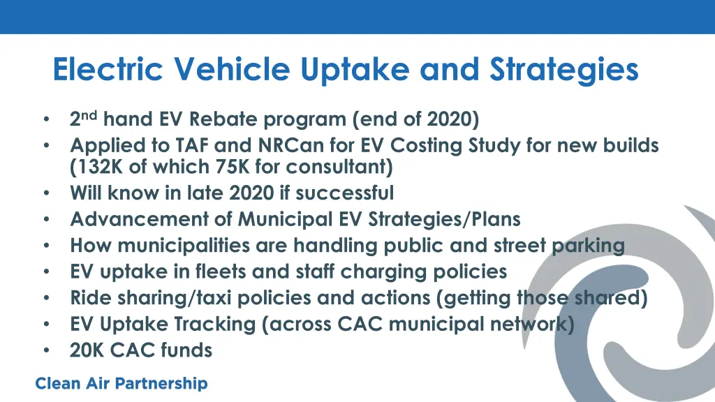 electric vehicle uptake and strategies