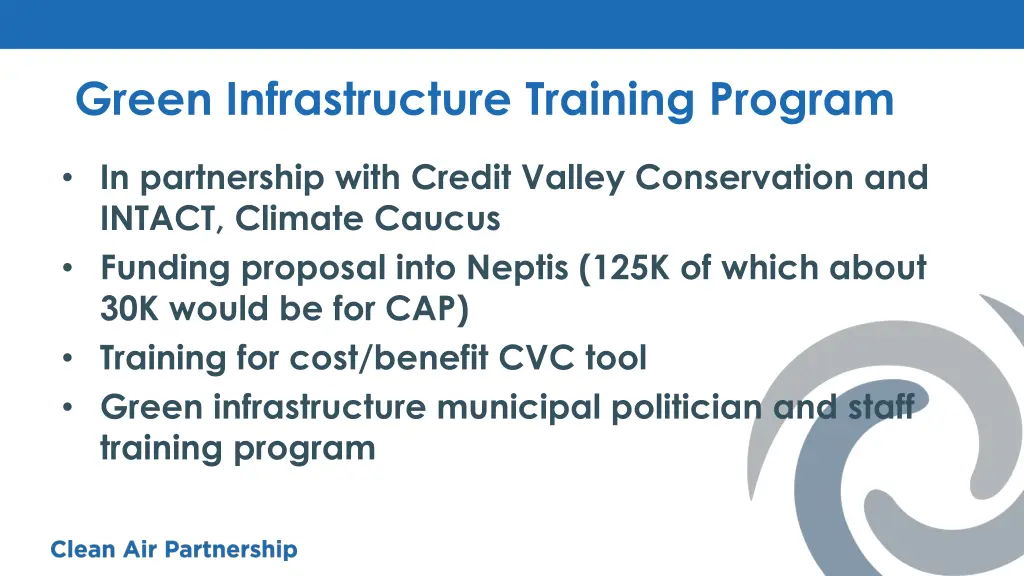 green infrastructure training program