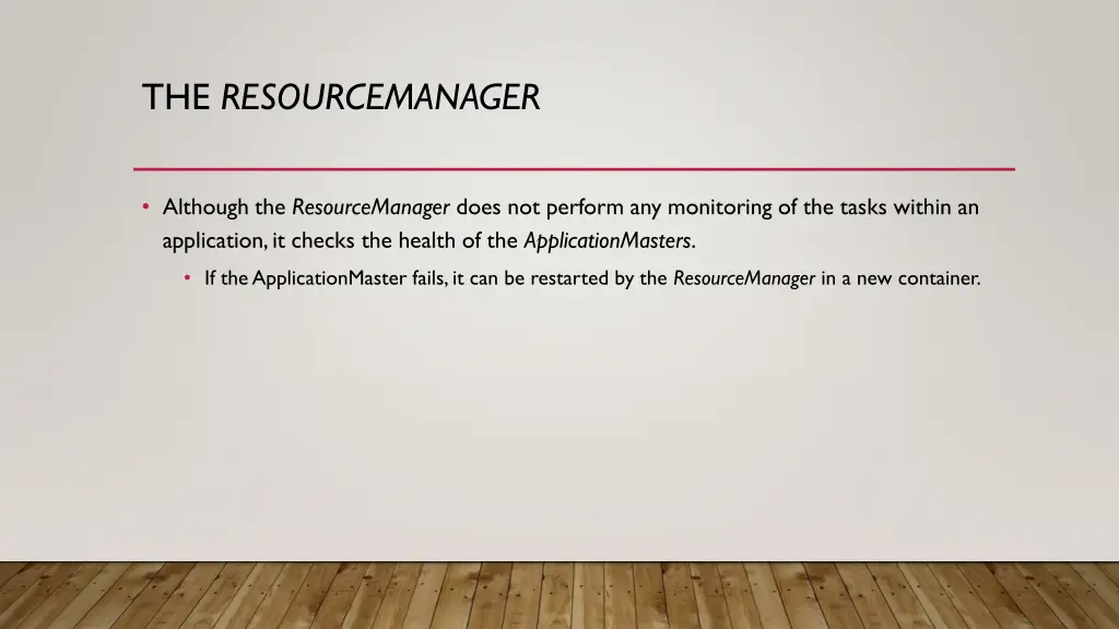 the resourcemanager 1