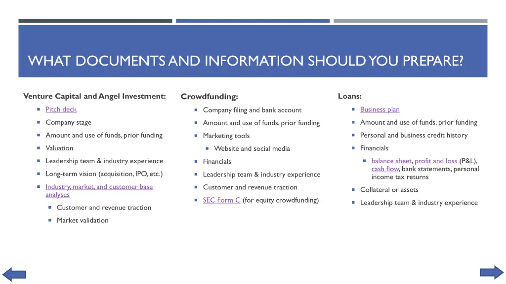 what documents and information should you prepare