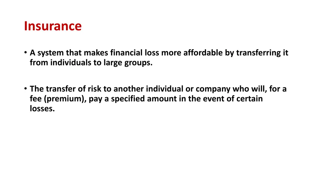insurance