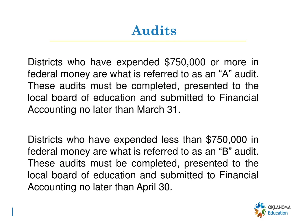 audits 1