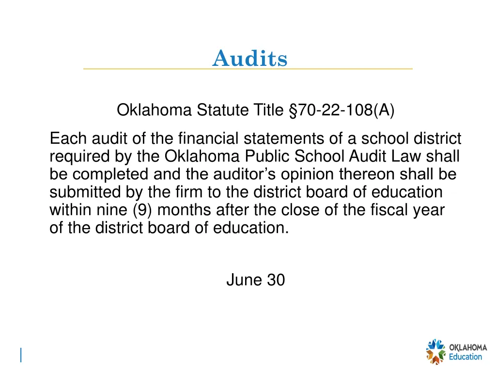 audits