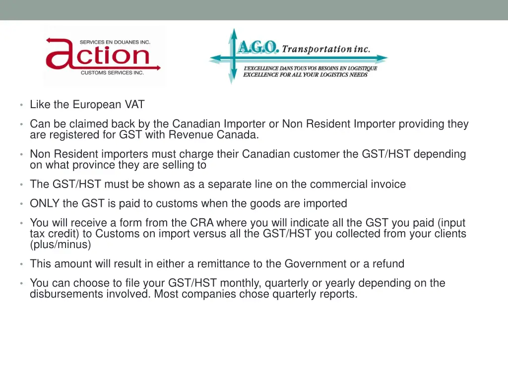 h ow does the gst work