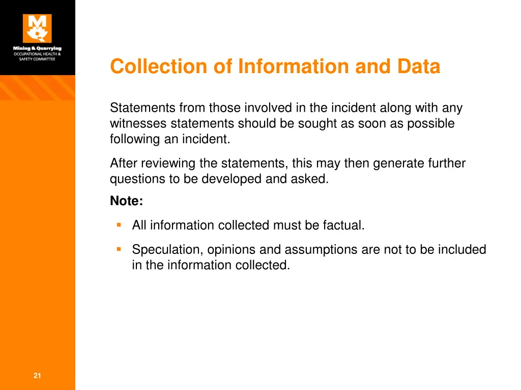 collection of information and data 1