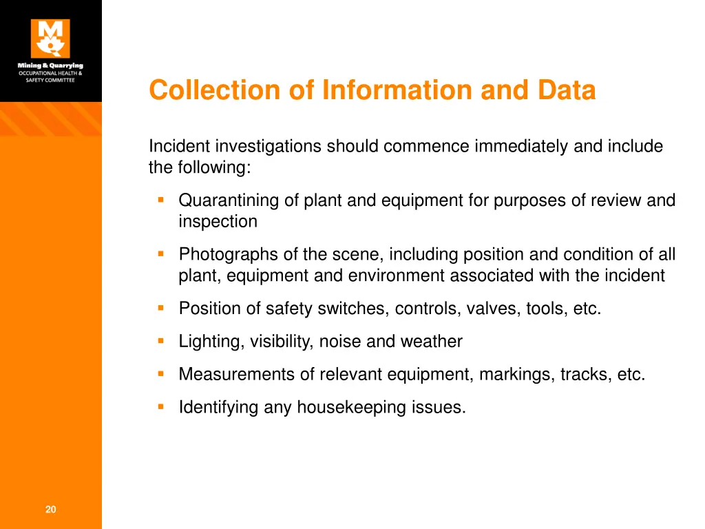 collection of information and data