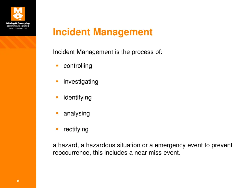 incident management