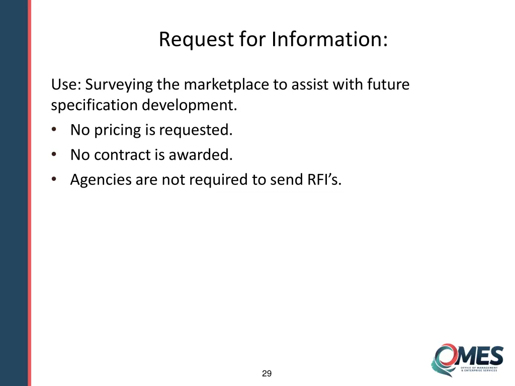 request for information