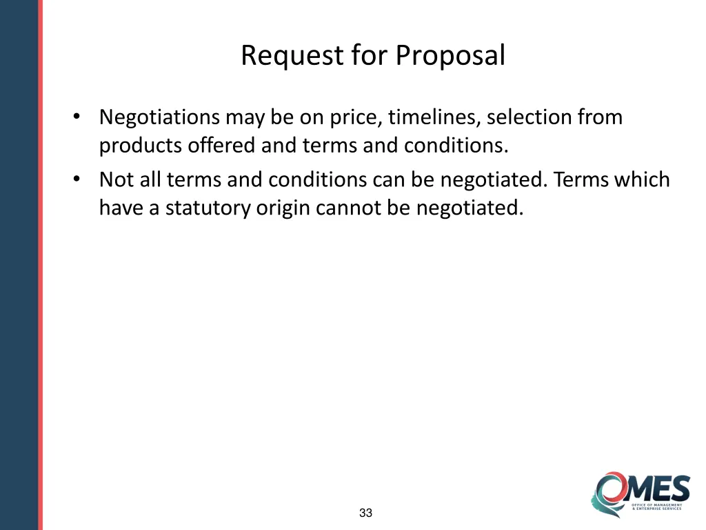 request for proposal 1
