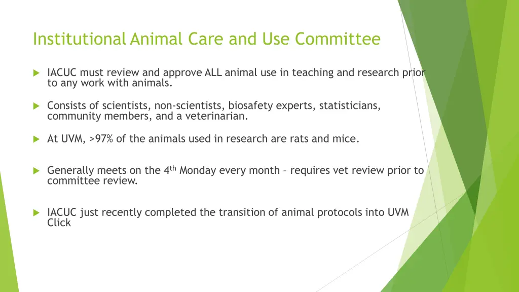 institutional animal care and use committee