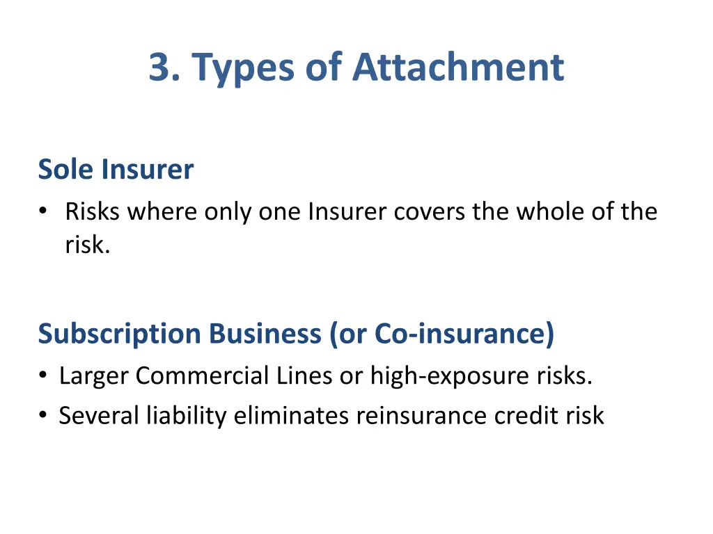 3 types of attachment