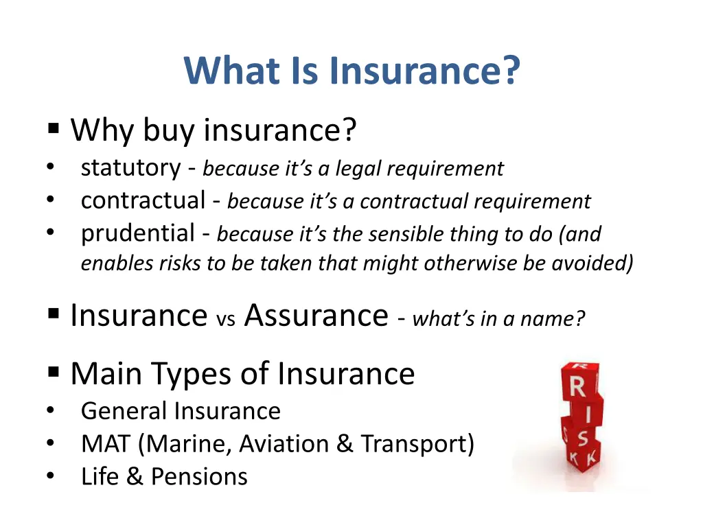 what is insurance 2