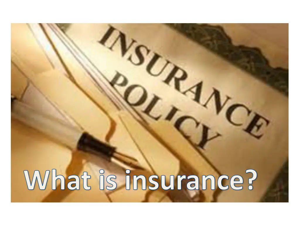 what is insurance