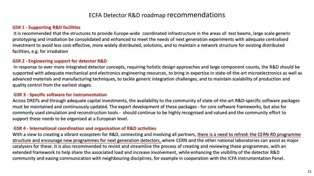 ecfa detector r d roadmap recommendations 1