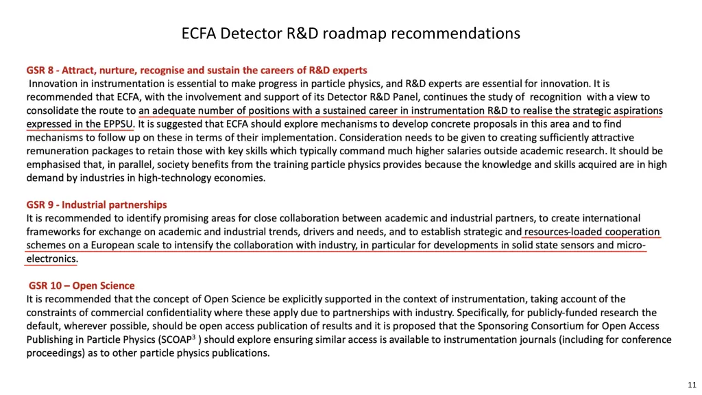 ecfa detector r d roadmap recommendations 3