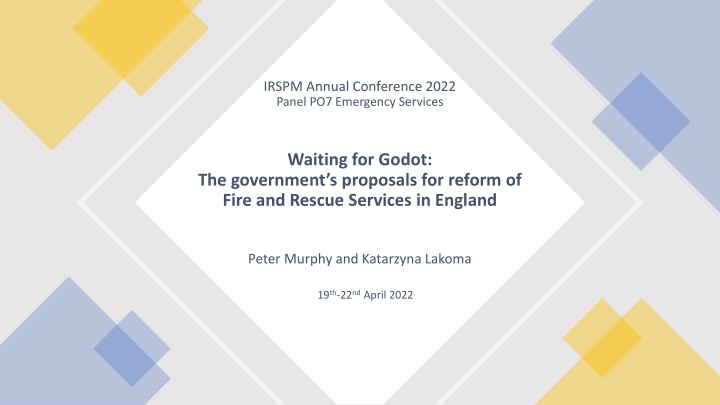 irspm annual conference 2022 panel po7 emergency