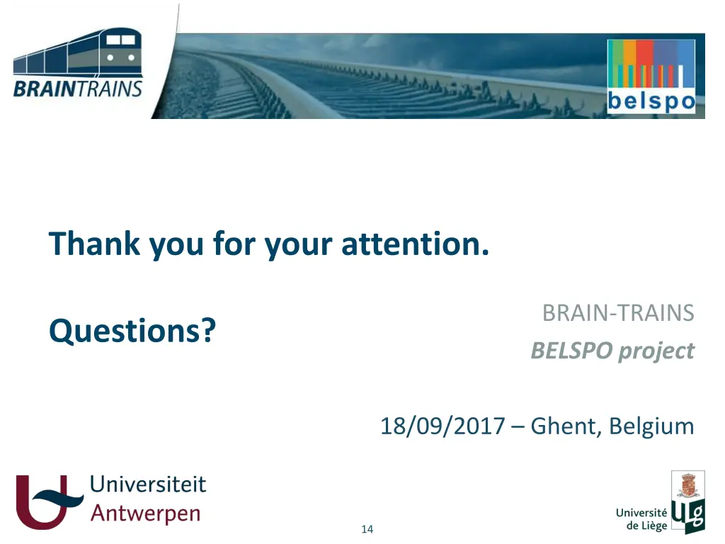 thank you for your attention