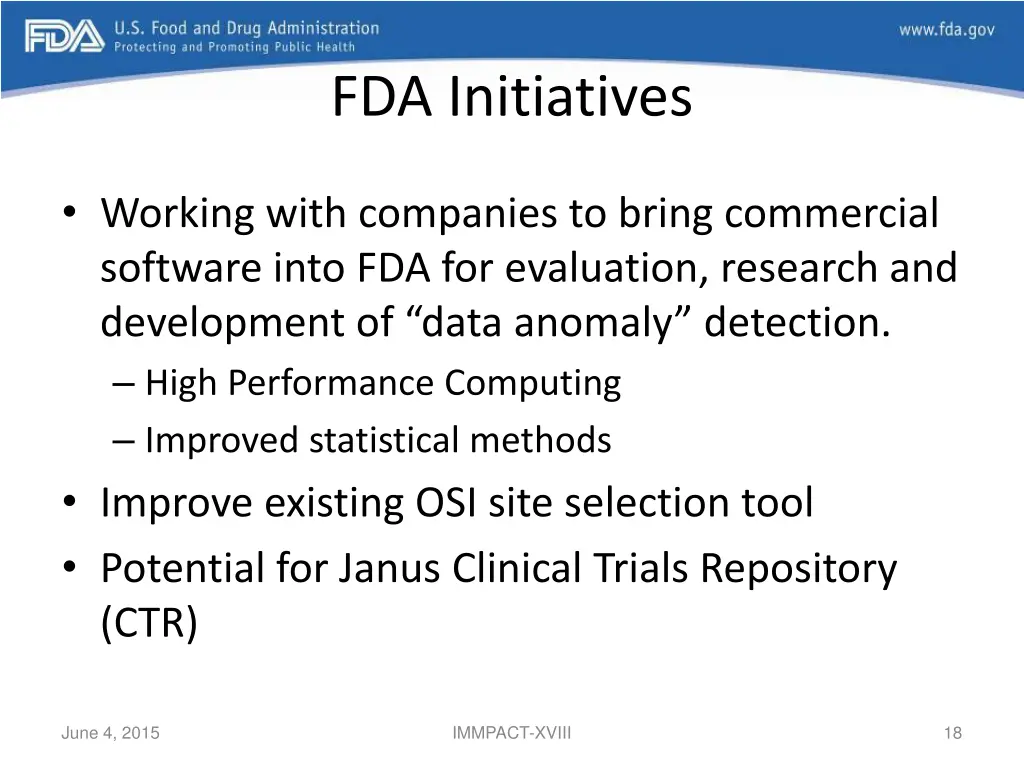 fda initiatives