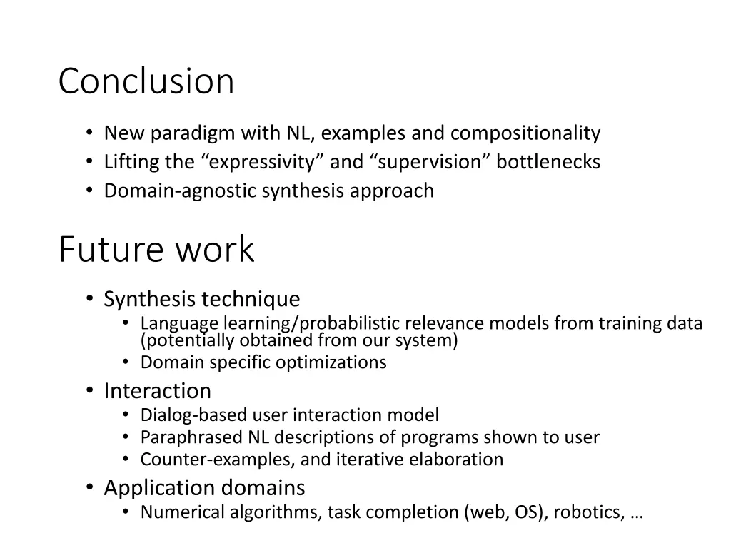 conclusion