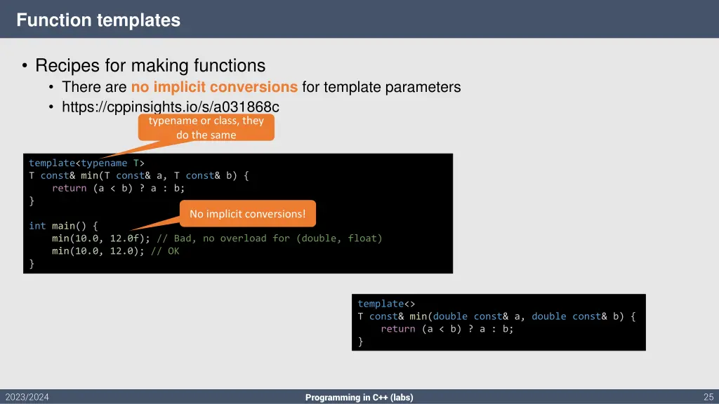 function templates