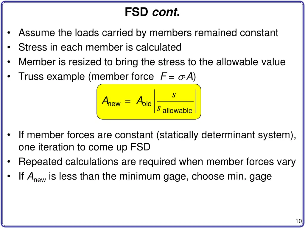 fsd cont