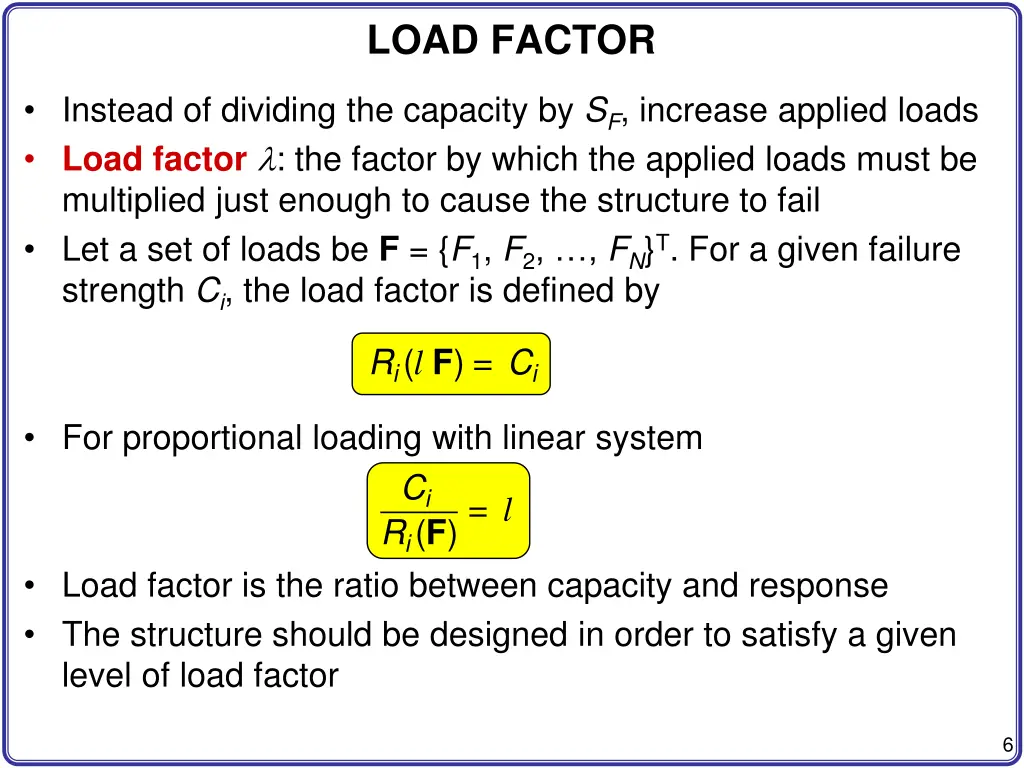 load factor